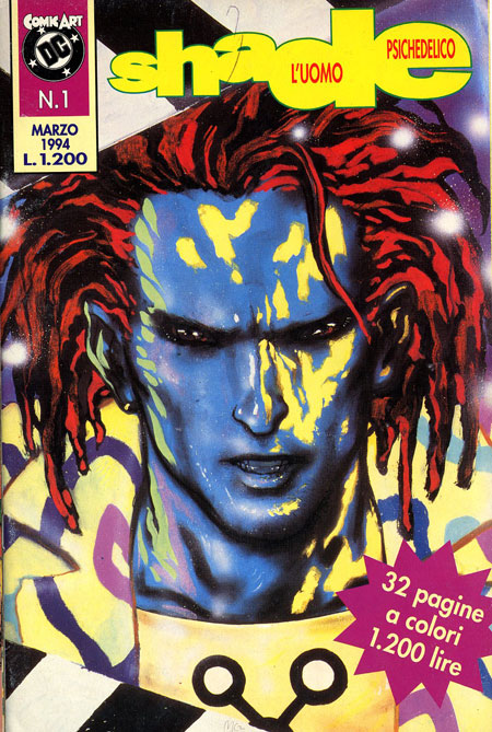 SHADE L'Uomo Psichedelico # 1 DC Vertigo Comic Art 1994 
